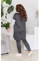 Серый комплект: кофта и брюки | ba-01640