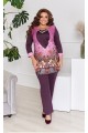 Фиолетовый костюм с цветами | ba-01645