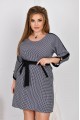 Платье выше колен гусиная лапка | ba-01777