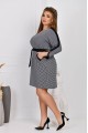 Платье выше колен гусиная лапка | ba-01777