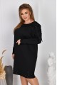 Чорна однотонна сукня | ba-01784