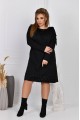 Чорна однотонна сукня | ba-01784