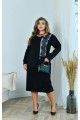 Костюм: туника с кружевом и юбка | ba-01835