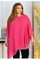 Комплект: Малиновая туника и черные брюки. | ba-01999